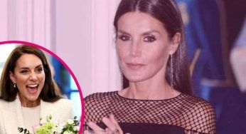 Letizia di Spagna copia Kate Middleton, ma finisce nel peggiore dei modi: grave scivolone di stile