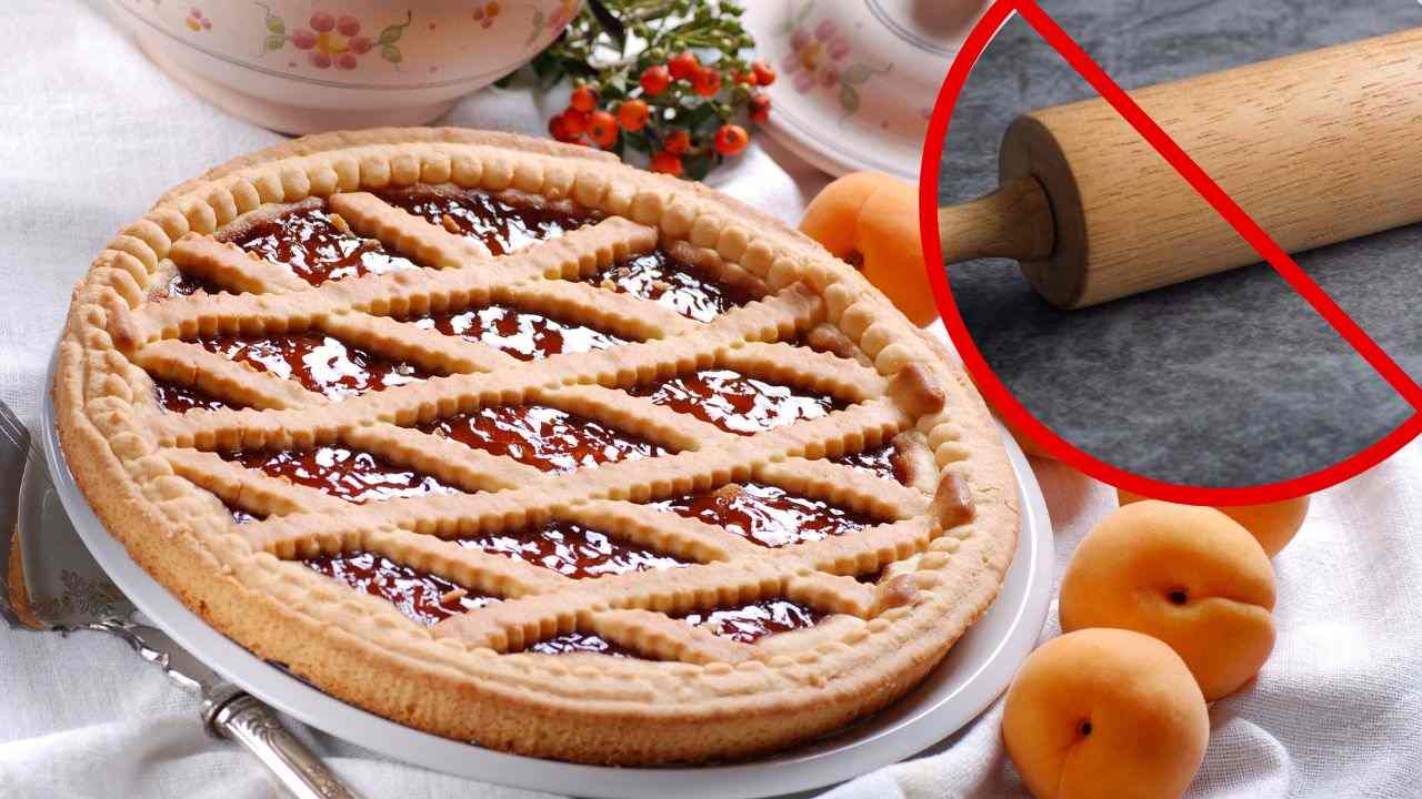 crostata senza mattarello