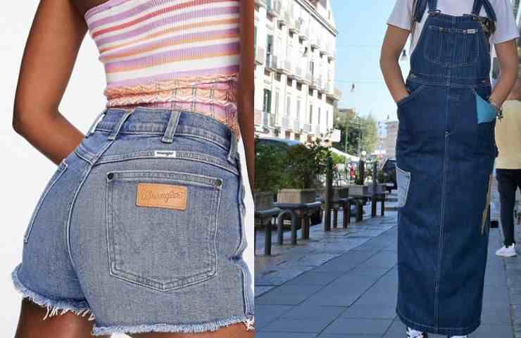 shorts salopette jeans