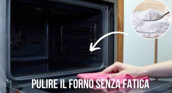 Forno pulito, nessuna fatica con questo metodo: via le incrostazioni mentre dormi!