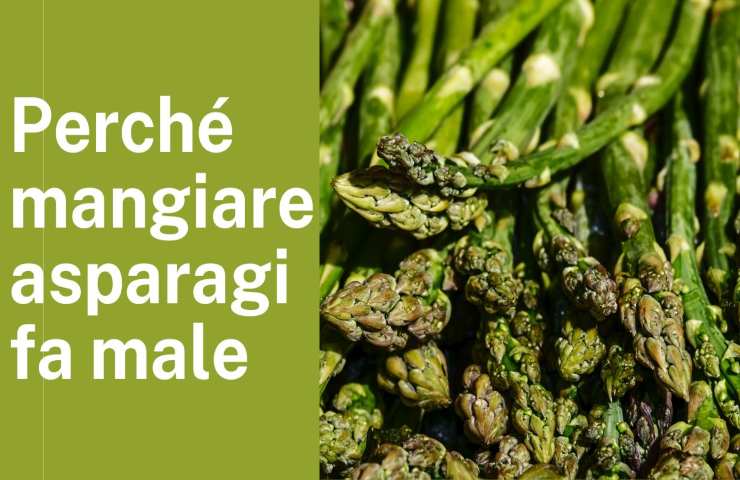 mangiare asparagi fa male chi deve evitarli