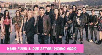 Mare Fuori 4: due protagonisti dicono addio, non ci saranno