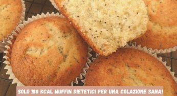 Muffin semi di chia e arancia, colazione proteica e gustosa: con solo 180 kcal!