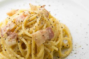 carbonara con guanciale